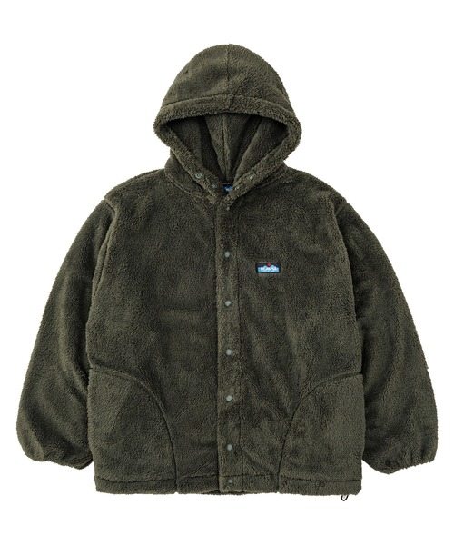 KAVU(カブー)の「KAVU/カブー Shaggy FS Parka/シャギーフラップスナップパーカー(パーカー・メンズ・ブラック/ネイビー/オリーブ/ナチュラル・SMALL/MEDIUM/LARGE)」の4枚目の写真