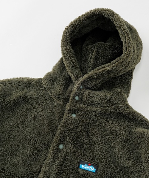 KAVU(カブー)の「KAVU/カブー Shaggy FS Parka/シャギーフラップスナップパーカー(パーカー・メンズ・ブラック/ネイビー/オリーブ/ナチュラル・SMALL/MEDIUM/LARGE)」の14枚目の写真