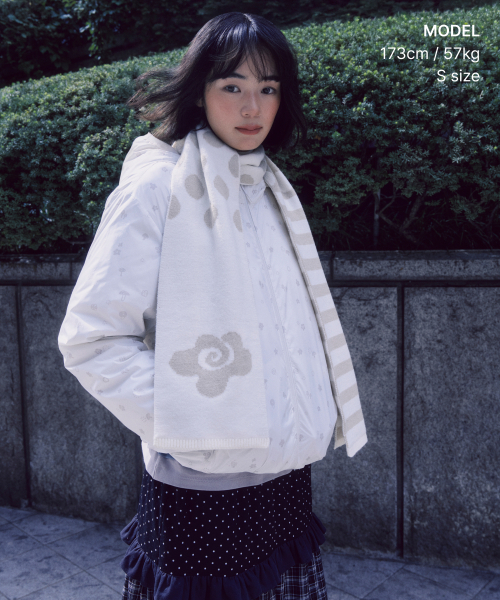 MUSINSA STANDARD WOMAN（ムシンサスタンダードウーマン）の「[オヘシオコラボ] チェック&ドットティアードロングスカート [ブラック]（スカート・レディース・その他・MEDIUM/LARGE/SMALL）」の2枚目の写真