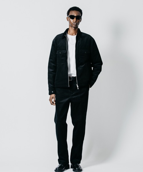 CRIMIE(クライミー)の「CORDUROY RELAX RUDE TROUSERS(スラックス・メンズ・ブラック/チャコールグレー・XXL/XL/L/M/S)」の1枚目の写真