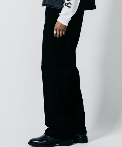 CRIMIE(クライミー)の「CORDUROY RELAX RUDE TROUSERS(スラックス・メンズ・ブラック/チャコールグレー・XXL/XL/L/M/S)」の11枚目の写真