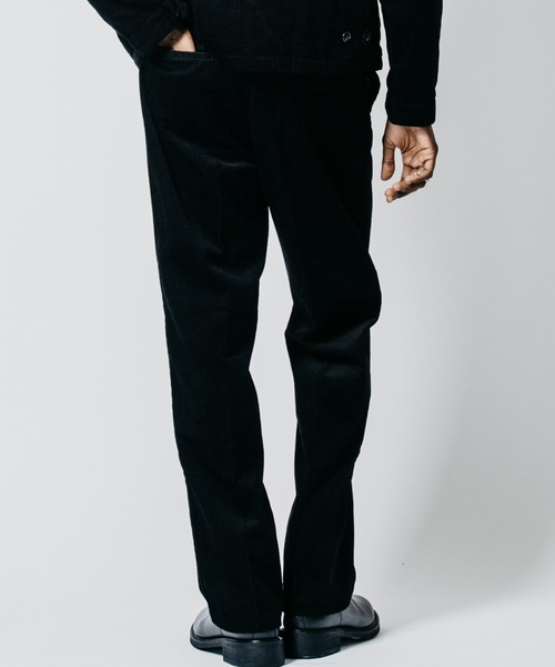 CRIMIE(クライミー)の「CORDUROY RELAX RUDE TROUSERS(スラックス・メンズ・ブラック/チャコールグレー・XXL/XL/L/M/S)」の12枚目の写真