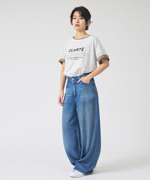 AGOLDE(エーゴールドイー)の「【AGOLDE/エーゴールドイー】ROUNDED BAGGY EXPRESSION / バギーデニムパンツ(デニムパンツ・レディース・ブルー・27/26/25/24)」の3枚目の写真