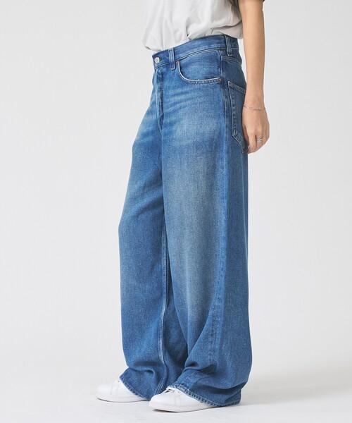 AGOLDE(エーゴールドイー)の「【AGOLDE/エーゴールドイー】ROUNDED BAGGY EXPRESSION / バギーデニムパンツ(デニムパンツ・レディース・ブルー・27/26/25/24)」の7枚目の写真