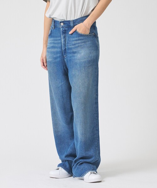AGOLDE(エーゴールドイー)の「【AGOLDE/エーゴールドイー】ROUNDED BAGGY EXPRESSION / バギーデニムパンツ(デニムパンツ・レディース・ブルー・27/26/25/24)」の8枚目の写真