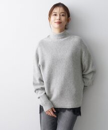 コクーンシルエットウールニット