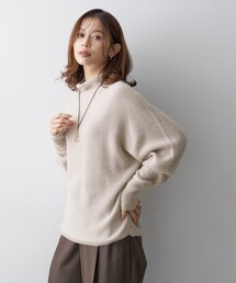 コクーンシルエットウールニット