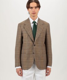 De Petrillo（デペトリロ）の「【別注】De Petrillo CUMA ウールリネン シングルブレステッド3Bジャケット（テーラードジャケット）」