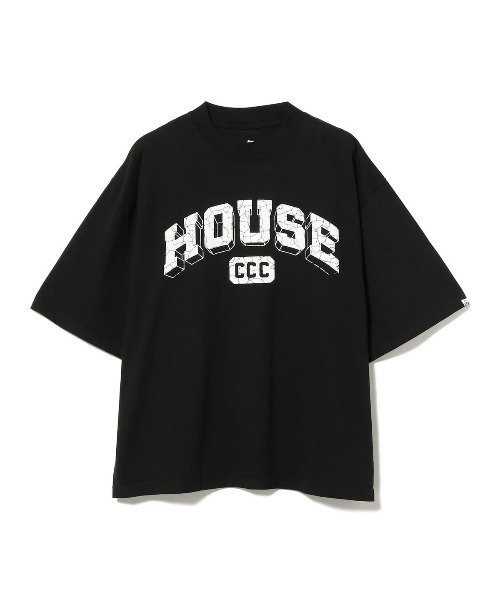 CITY COUNTRY CITY（シティーカントリーシティー）の「CITY COUNTRY CITY IS-NESS HOUSE（Tシャツ/カットソー・メンズ・ブラック/チャコールグレー・LARGE/MEDIUM）」の2枚目の写真