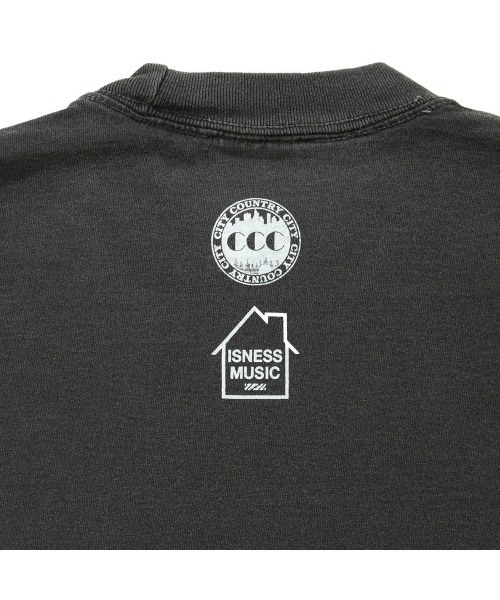 CITY COUNTRY CITY（シティーカントリーシティー）の「CITY COUNTRY CITY IS-NESS HOUSE（Tシャツ/カットソー・メンズ・ブラック/チャコールグレー・LARGE/MEDIUM）」の6枚目の写真