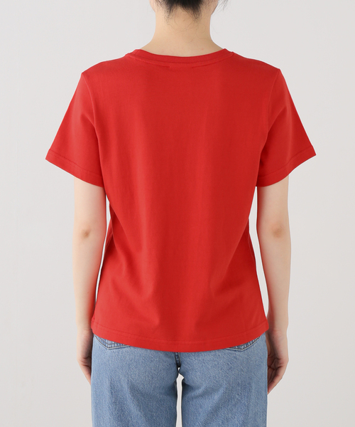 Geek Office(ギークオフィス)の「【Geek Office / ギークオフィス】BERLIN PHOTOBOOK / 002 BFV CENTER LOGO TEE(Tシャツ/カットソー・レディース・レッド・SMALL)」の9枚目の写真