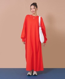 anap mimpi（アナップミンピ）の「ビッグシルエットロングワンピース（ワンピース）」