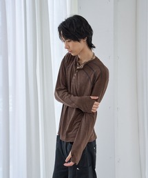 CREO STORE（クレオストア）の「SCULPT PANEL LONG SLEEVE/スカルプトパネルロングスリーブ/洗濯可能（Tシャツ/カットソー）」