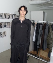 CREO STORE（クレオストア）の「SCULPT PANEL LONG SLEEVE/スカルプトパネルロングスリーブ/洗濯可能（Tシャツ/カットソー）」