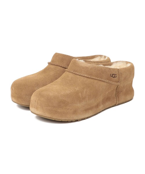 UGG(アグ)の「UGG: W ENWRAP CLOG(スリッポン・レディース・キャメル/ブラック・23/24/25)」の2枚目の写真