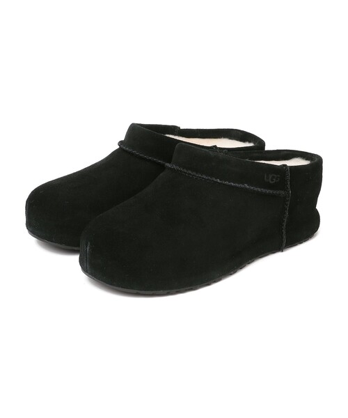 UGG(アグ)の「UGG: W ENWRAP CLOG(スリッポン・レディース・キャメル/ブラック・23/24/25)」の1枚目の写真