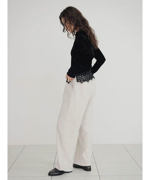 FIKA.(フィーカ)の「Paneled fleece pants(その他パンツ・レディース・チャコール/オフホワイト/ライトブルー・MEDIUM)」の21枚目の写真