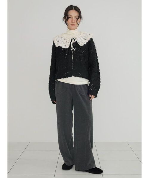 FIKA.(フィーカ)の「Paneled fleece pants(その他パンツ・レディース・チャコール/オフホワイト/ライトブルー・MEDIUM)」の16枚目の写真