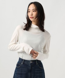 BAYFLOW | [蓄熱機能付き]カシミヤミックスハイネックロングスリーブT(Tシャツ/カットソー)