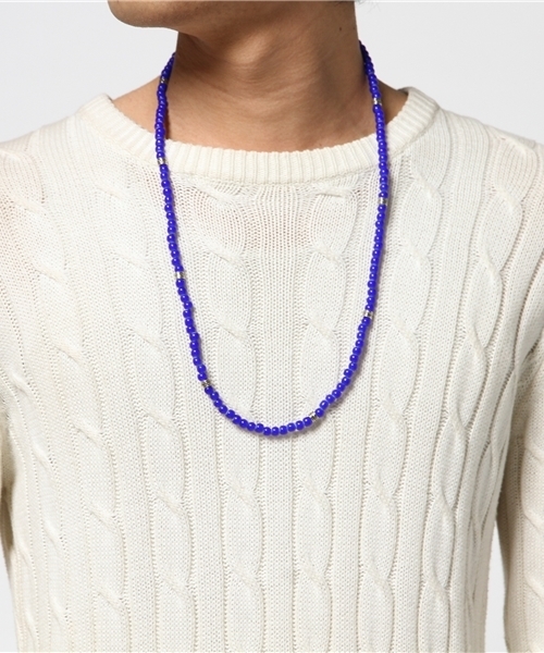 RAGEBLUE（レイジブルー）の「【WHITE HEARTS】ビーズネックレス/720018（ネックレス・メンズ・レッド/ブルー・FREE）」の6枚目の写真