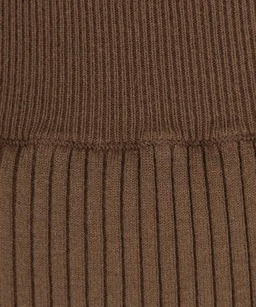 Another Edition（アナザーエディション）の「リブショートスカート/AEMFC RIB SHORT SK◆（スカート・レディース・ブラウン/ライトピンク・FREE）」の12枚目の写真