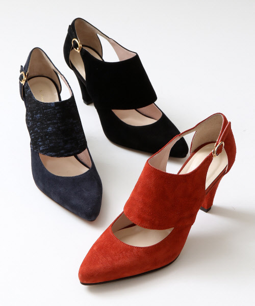 Au BANNISTER(オゥバニスター)の「AU/デザインブーティ(ブーツ・レディース・オレンジ/ブラック/ネイビー・39/36/37/38/35)」の10枚目の写真