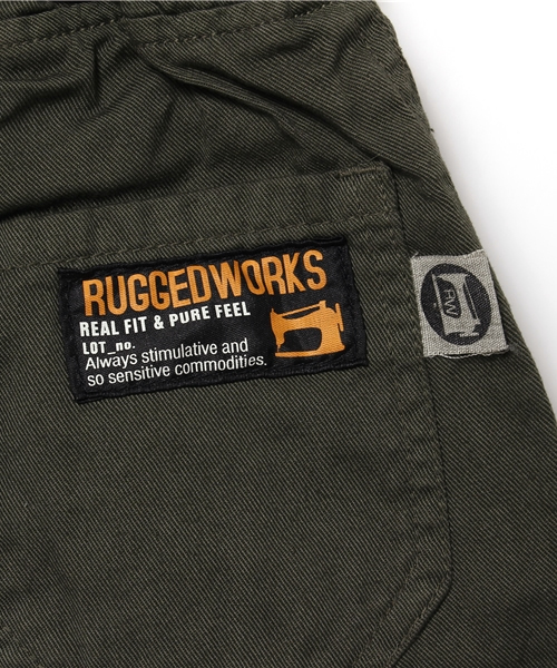 RUGGEDWORKS（ラゲッドワークス）の「ひざ下丈ハーフパンツ（チノパンツ・キッズ・サンドベージュ/ネイビー/ダークネイビー/グレー/ブルー/カーキ・90cm/100cm/120cm/110cm/80ｃｍ/130cm/140cm）」の8枚目の写真