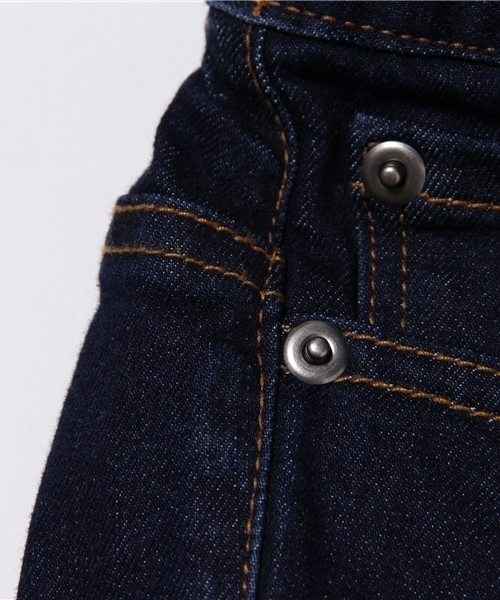 PUNYUS（プニュズ）の「スラッシュスキニーパンツ（デニムパンツ・レディース・ブラック/インディゴブルー/ダークインディゴブルー・1/2/4/3）」の12枚目の写真