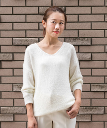 NATURAL BEAUTY BASIC | ◆スパンコールミックスニット(ニット/セーター)