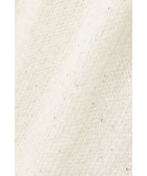 NATURAL BEAUTY BASIC（ナチュラルビューティーベーシック）の「スパンコールミックスニット（ニット/セーター・レディース・グレー/ホワイト系その他/ピンク・MEDIUM）」の21枚目の写真