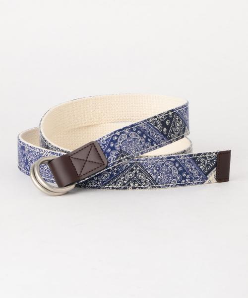 coen（コーエン）の「バンダナベルト（ベルト・メンズ・レッド/ネイビー・FREE）」の2枚目の写真