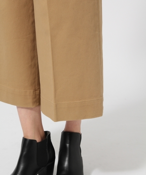 GLOBAL WORK(グローバルワーク)の「ベルトツキチノワイドパンツ/737002(チノパンツ・レディース・ブラウン/ブラック・LARGE/MEDIUM/SMALL)」の5枚目の写真