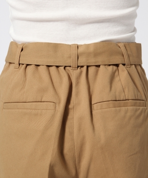GLOBAL WORK(グローバルワーク)の「ベルトツキチノワイドパンツ/737002(チノパンツ・レディース・ブラウン/ブラック・LARGE/MEDIUM/SMALL)」の6枚目の写真
