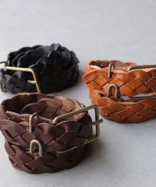 antiqua（アンティカ）の「本革メッシュベルト（ベルト・レディース・ブラック/ブラウン/キャメル/レッド・FREE）」の14枚目の写真