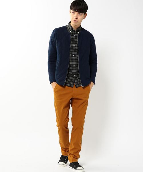 coen（コーエン）の「キルティングジップクルーカーディガン（カーディガン/ボレロ・メンズ・ブラック/ネイビー・MEDIUM/LARGE/X-LARGE/SMALL）」の14枚目の写真