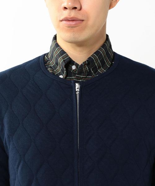 coen（コーエン）の「キルティングジップクルーカーディガン（カーディガン/ボレロ・メンズ・ブラック/ネイビー・MEDIUM/LARGE/X-LARGE/SMALL）」の5枚目の写真