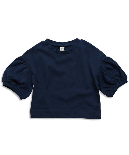 apres les cours(アプレレクール)の「袖バルーンTシャツ(Tシャツ/カットソー・キッズ・レッド/オフホワイト/ネイビー・140/80/100/120/110/130/90)」の1枚目の写真
