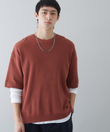 STUDIOUS | 【ZOZO限定】STUDIOUS リブニットＴシャツ 【先行予約】(ニット/セーター)