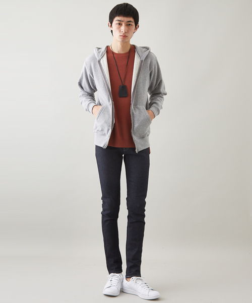 STUDIOUS（ステュディオス）の「【STUDIOUS】リブニットＴシャツ（ニット/セーター・メンズ・カーキ/ワイン/ベージュ・3/1/2）」の18枚目の写真