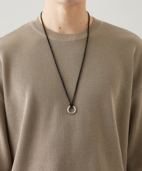 STUDIOUS（ステュディオス）の「【STUDIOUS】リブニットＴシャツ（ニット/セーター・メンズ・カーキ/ワイン/ベージュ・3/1/2）」の22枚目の写真