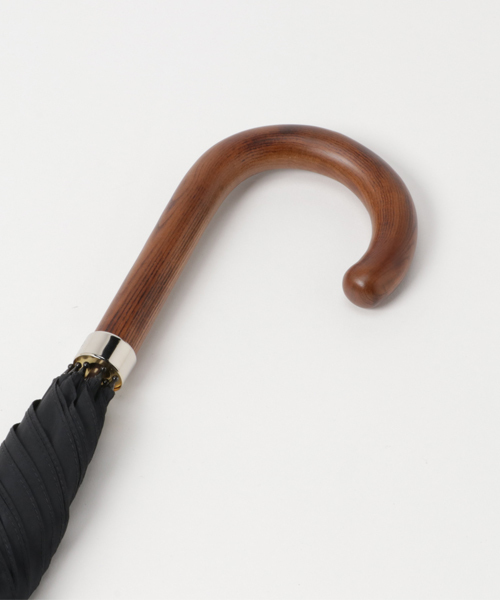 FOX UMBRELLAS（フォックスアンブレラズ）の「FOX UMBRELLAS 傘 Tube Dark Grained FXGT1DGG（長傘・メンズ・ネイビー/ブラック/ブラウン・FREE）」の6枚目の写真