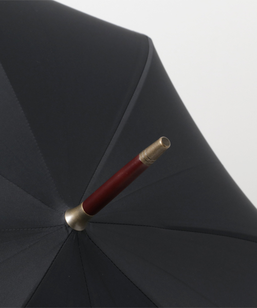 FOX UMBRELLAS（フォックスアンブレラズ）の「FOX UMBRELLAS 傘 Tube Dark Grained FXGT1DGG（長傘・メンズ・ネイビー/ブラック/ブラウン・FREE）」の7枚目の写真