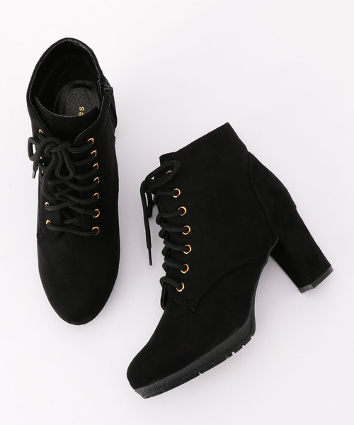 archives（アルシーヴ）の「レースアップブーツ（ブーツ・レディース・モカ/ブラック/ダークブラウン・MEDIUM/LARGE）」の2枚目の写真