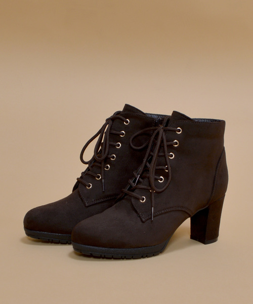 archives（アルシーヴ）の「レースアップブーツ（ブーツ・レディース・モカ/ブラック/ダークブラウン・MEDIUM/LARGE）」の4枚目の写真