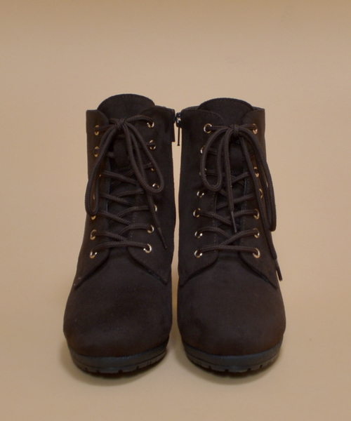 archives（アルシーヴ）の「レースアップブーツ（ブーツ・レディース・モカ/ブラック/ダークブラウン・MEDIUM/LARGE）」の5枚目の写真