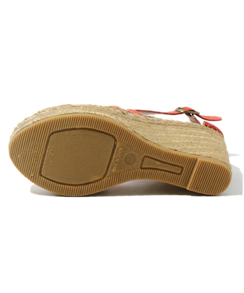 MELROSE claire（メルローズ クレール）の「【LEE5月号掲載】calzanor ｴｽﾊﾟﾄﾞﾘｰﾕ　ウェッジサンダル（サンダル・レディース・ダークブラウン/ピンク・X-SMALL/SMALL/MEDIUM/LARGE）」の7枚目の写真