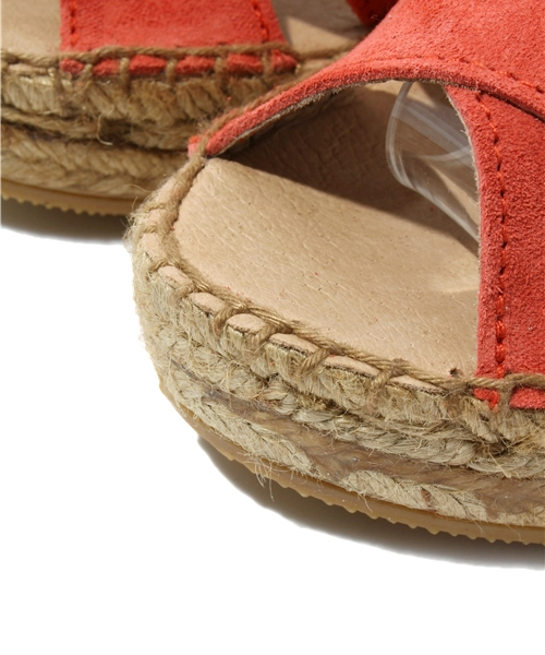 MELROSE claire（メルローズ クレール）の「【LEE5月号掲載】calzanor ｴｽﾊﾟﾄﾞﾘｰﾕ　ウェッジサンダル（サンダル・レディース・ダークブラウン/ピンク・X-SMALL/SMALL/MEDIUM/LARGE）」の8枚目の写真