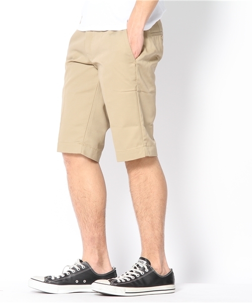 Dickies(ディッキーズ)の「5分丈チノショーツ (カーゴパンツ・メンズ・ブラック/グレイッシュベージュ/レッド・SMALL/MEDIUM/LARGE/X-LARGE)」の4枚目の写真