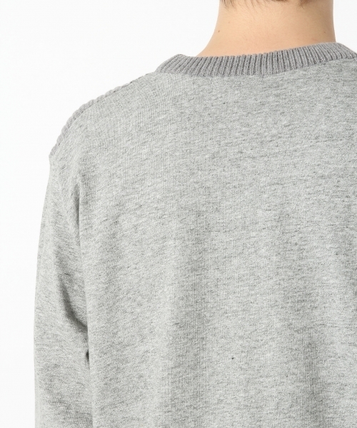 GLOBAL WORK(グローバルワーク)の「ストラクチャーニットキリカエT/767716(Tシャツ/カットソー・メンズ・ブラック/グレー・SMALL/MEDIUM/LARGE/X-LARGE)」の11枚目の写真