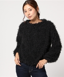 MERLOT | ファーシャギープルオーバー653-1527(ニット/セーター)